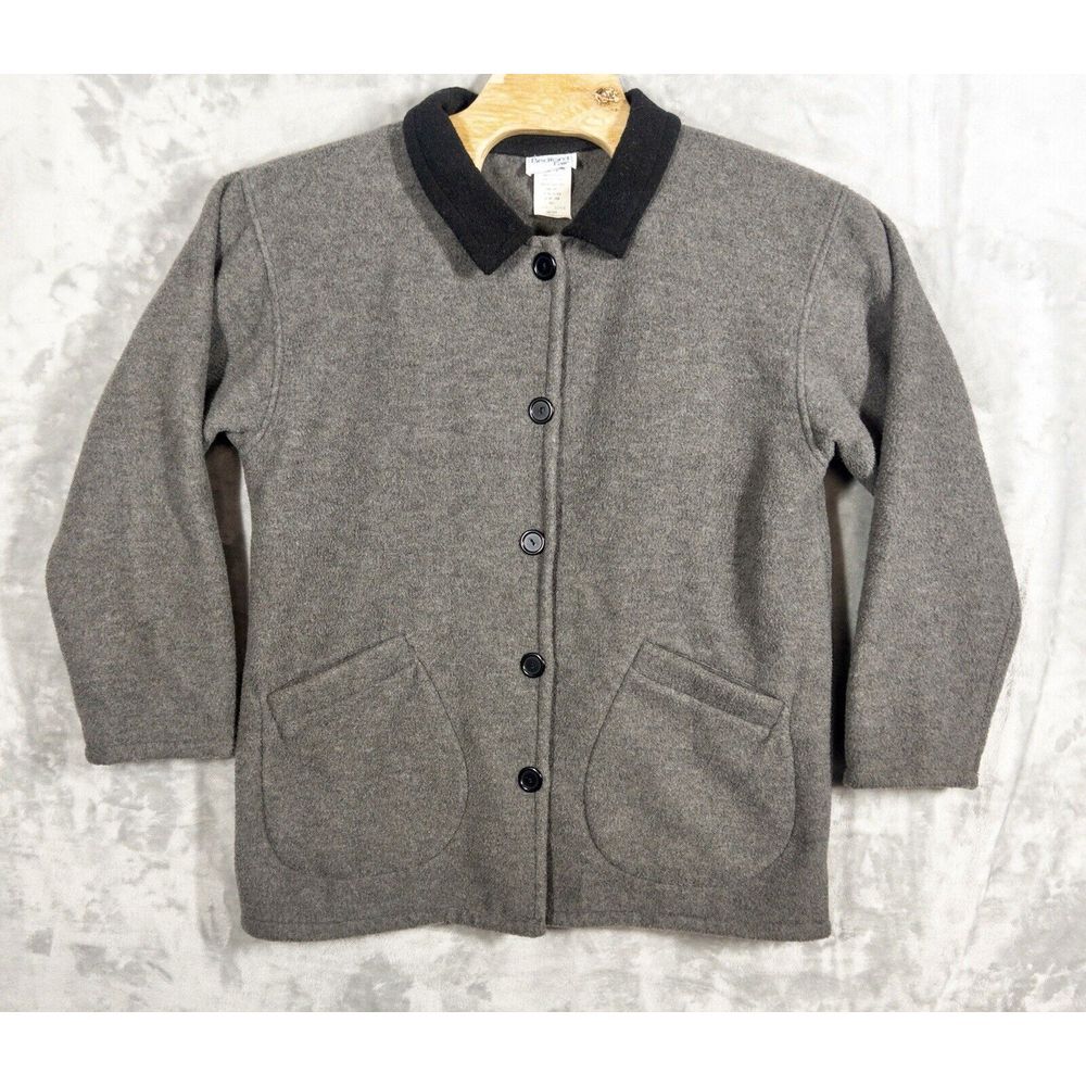 Vintage 1980s Bedford Fair Coatigan Cardigan Jacket‎ Mens Large Made In USA